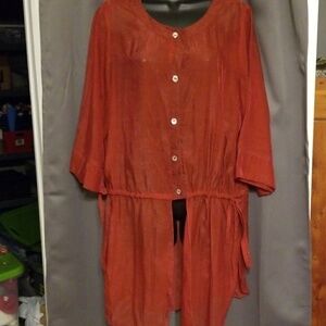 Connie's Moon Light sheer tunic size see descrip.